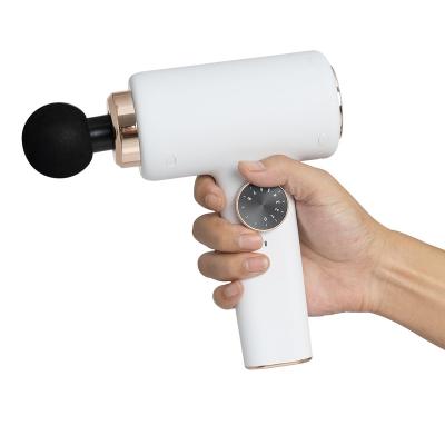 China Handheld Muscle Stimulator Mini Muscle Motor Fascial Gun Vibration Massager Rotary Brushless Motor Massage Gun for sale