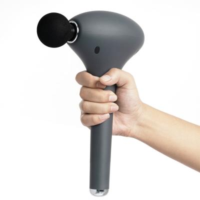 China Lightness Dropshipping Muti Heads Massage Gun With LCD Screen 30 Speed ​​Model Mini Heated Body Deep Fascia Tissue Muscle Massage Gun 2021 for sale