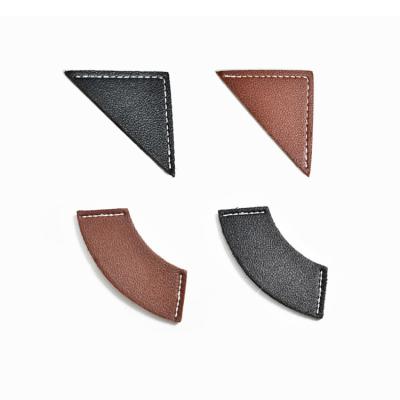 China Logo Color Leather Triangle Sector waterproof custom bookmark cuts portable bookmarks printed journal bookmark for sale