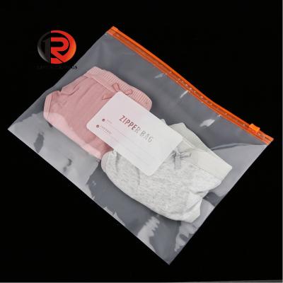 China Zipper Plastic Bag Moisture Proof Ziplock Eva Garment Bag Frosted Packaging Bag For Clothes for sale