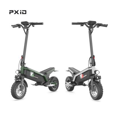 China PXID Unisex 10 Inch F1 Scooter Folding Electric Scooter Portable E-scooter Double Suspension For Adults for sale