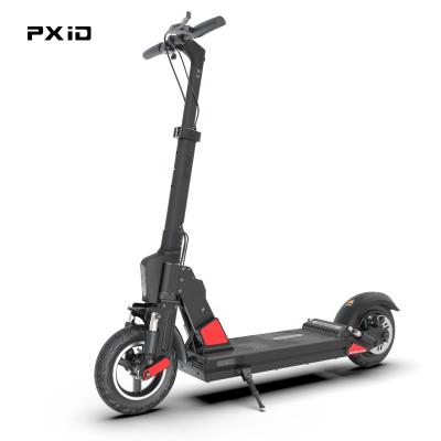 China PRO 48V 20Ah PXID C1 EU warehouse unisex long term foldable adult 500W scooter 10 inch electric scooter for sale