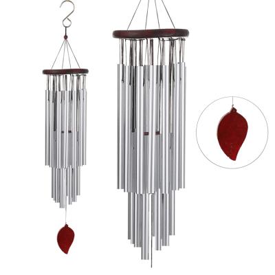 China Bell 27 Minimalist Cheap Outdoor Aluminum Tube Wind Decor Hanging Wind Chimes For Gift for sale