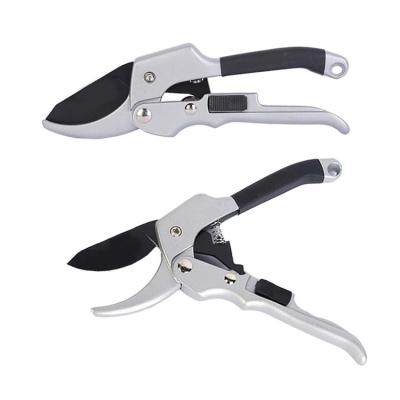 China Anti-Slip 8 Inch Pulley Handle Low Price Shears Garden Scissors Soft Handle Fruit Tree Shears for sale