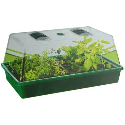 China Durable High Quality Plastic PVC Seed Start Grow Germination Tray Seedling Propagator Propagation for sale