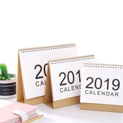 China Custom Luxury 2019 Table Calendar Desk Calendar Printing for sale