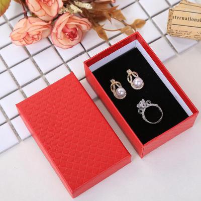 China Cardboard Recyclable Paper Jewelry Box With Logo Printed On Sale for sale