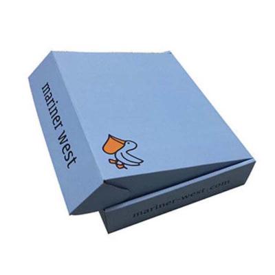 China Eco-Friendly Wholesale Luxury Foldable Recycled Color Corrugated Custom Cosmetic Packaging Materials Christmas Gift Mail Single Paper Box for sale