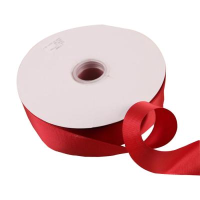 China Recyled Merry Christmas Decorative Grosgrain Printed Personalized Custom Logo Printed Ribbon for sale