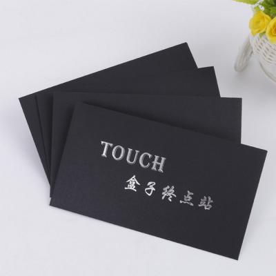 China Gift Envelope Customized Black A4 Size Envelope Box Packaging for sale