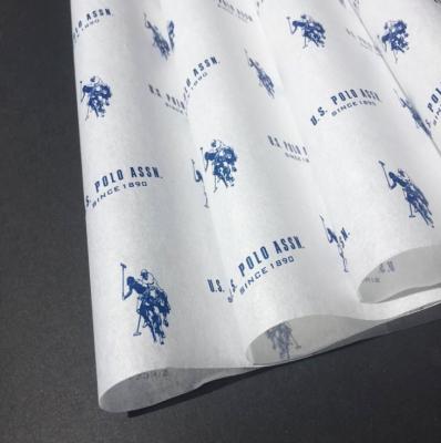 China Custom Printed Anti-Static Gift Wrapping 17gsm Transparent Clear Tissue Paper for sale