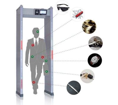 China Berührungsscreen Durchlauf Metalldetektor Türrahmen Für Verteidiger / Öffentlichkeit / Torsicherheit zu verkaufen