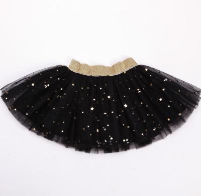 China Breathable Soft Sequins Star Babies Tulle Tutu Skirt for sale