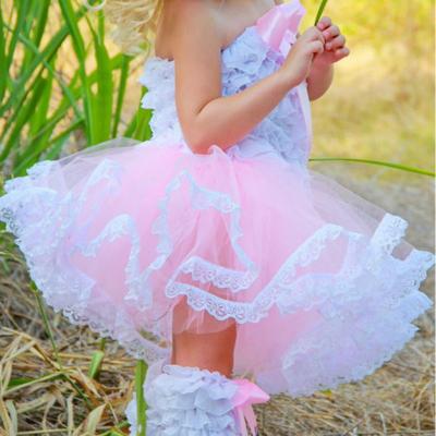 China Cheap Anti-wrinkle Babies Mini Princess Lace Tutu Skirts Dress for sale