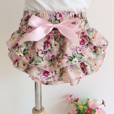 China Factory Selling PP Pants Kids Girl Skirt Breathable Hot Diaper Cover Culotte Panty Skirt Baby Ruffle Defeat for sale