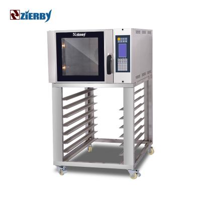 China Commercial Bakery Catering Cake Making Machine 4 Tray With Electric Commercial Rack Convection Oven for sale