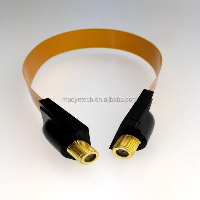 China TV F male to male through the wall cable no need to punch hole for sale