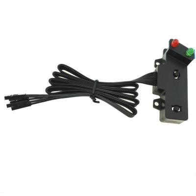 China COMPUTER power cable / reset switch with led LVDS wire harness 26AWG PH2.54 dupot cable for sale