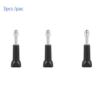 China Metal+plastic 3pcs Action Camera Knurled Screw Long for Gopro Hero 9/8/7/6/5/4/3/Session/Max and Xiao Yi /Sjcam/DJI OSMO/AKASO/CAMPARK for sale