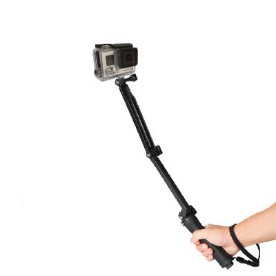 China PORTABLE Factory Price Go Pro Three Way Grip Extension Arm Monopod Tripod For Gopro Action Camera for sale