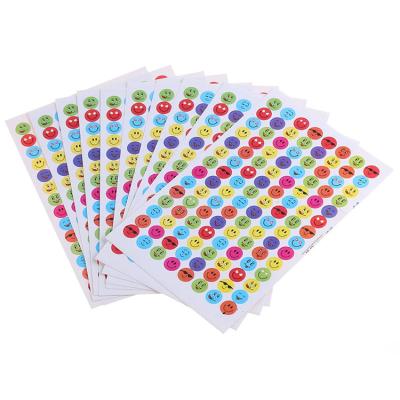 China Cute Smiley Face Reward Stickers Decal Scrapbooking Decorative Sticker for Planner Book Diary for sale