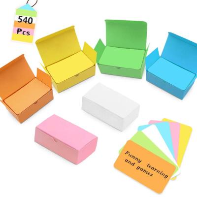 China Blank spiral colored index cards for study or business for sale