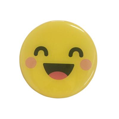 China Shape Custom 3D Epoxy Resin Fridge Magnet Cartoon Cute Smile Face Fridge Magnet for sale