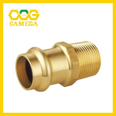 China CC499K CC499K Bronze Press Fittings Press Adapter Male Adapter V Profile 12mm-54mm For Europe Markets for sale