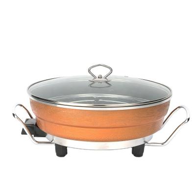 China Hotel electric deep fryer pan and hot pot for sale