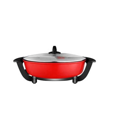 China Hotel Electric Round 30cm Deep Double Side Stove for sale