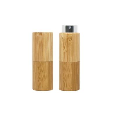 China 2021 Eco Friendly Cosmetic Bottle New Designs Retractable Bamboo Spray Bottle for sale