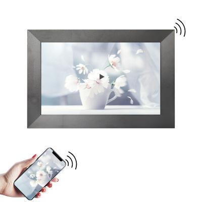 China Wifi OEM Factory 10 Inch Frame With Touch Screen Photos Videos Displayer Wifi Digital Photo Picture Frames With Frameo APP for sale