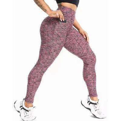 China Breathable High Waist Sexy Women Butt Lift Sports Fitness Yoga Pants Seamless Tight Honeycomb Gaiters Crac! crack! for sale