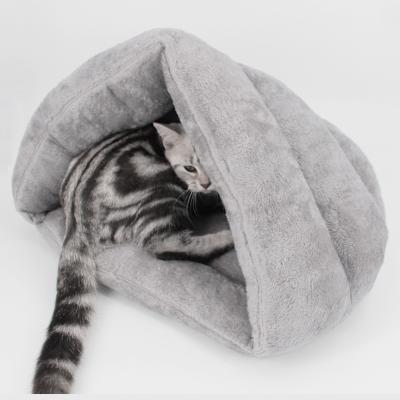 China Wholesale Creative Warm Travel Cat Nest Autumn And Winter Dog Bed For Cats Dogs Nest Kennel Soft Cushion for sale