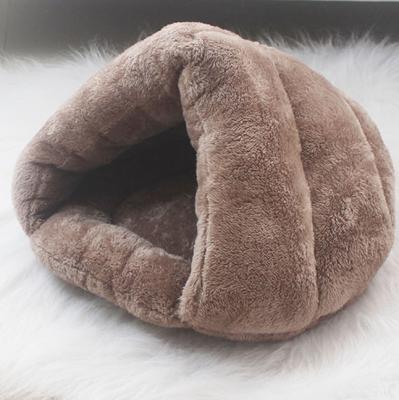 China Travel Triangle Cat Nest Cave Bed Pet Bed Cushion Good Quality Cute Moisture Proof Super Soft Washable Bed for sale