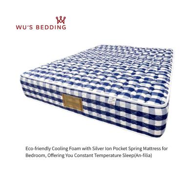 China Eco - Friendly Cooling Foam Mattress , Comfortable Pocket Spring Bed for sale