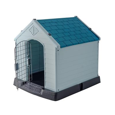 China Large Breathable Waterproof Dogs Sloped Indoor Kennel Houses Top Houses for sale