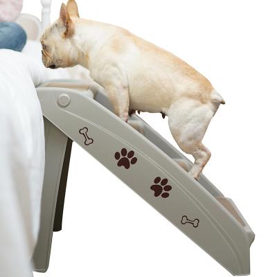 China Travel Staircase Breathable Plastic Steps Foldable Dog Climb Ladder for sale