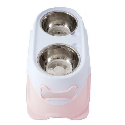 China Safe And Reliable Non-automatic Stainless Steel Pet Feeder Bowl For Dog Or Cat for sale