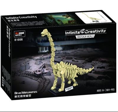 China Jurassic Park Skeleton Boys Block DIY TOY Hot Sale Decool Dinosaur Models Creation Toy Children's Day Gift for sale