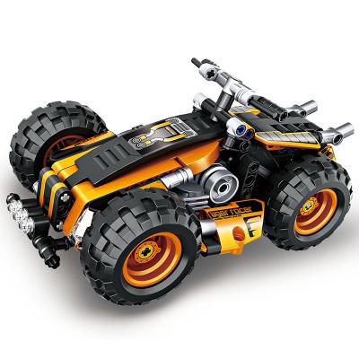 China Building Toy Decool Inertia Building Blocks To Build A Puzzle Body SUV Motorcycle 3801 Children'S Toy for sale