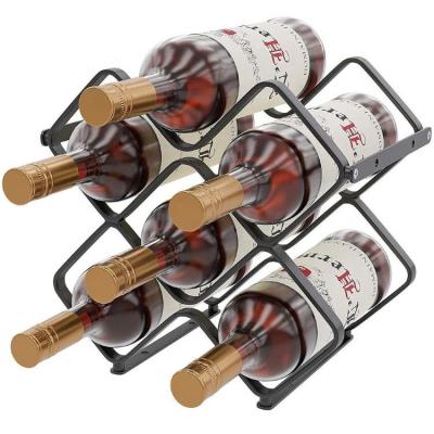 China Sustainable Luxury Countertop 2022 Wine Rack Hangable Buffet Storage Rack Cabinet Organizer for sale