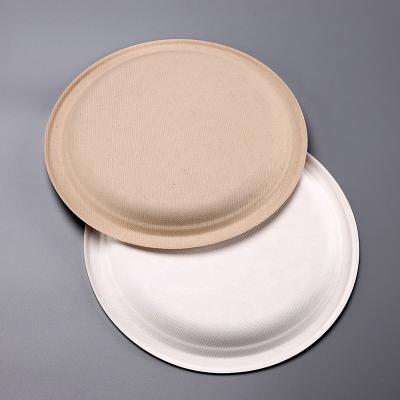 China Recycled Disposable Biodegradable Sugarcane Bagasse Paper Pulp Dishes Pul Dishes Eco-Friendly Materials Paper for sale