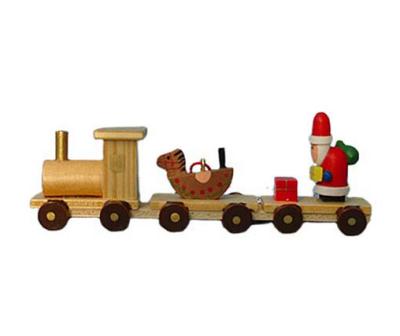 China Wooden Christamas Tree Decoration Mini Train Christmas Tree Pendant Decoration For Christmas Gift for sale