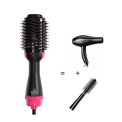 China 1000W Hair Dryer Ionic Hot Styler Airbrush and Volumizer Hair Straightener Curler Comb Electric Roller One Step Ion Blow Dryer Brush for sale