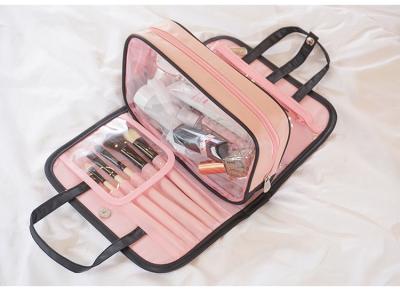 China 2019 new ins web celebrity cosmetics bag large capacity small size storage bag portable three in one boxes for sale