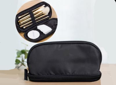 China Brush bag and makeup bag 2 in one women's small portable travel set storage bag for sale