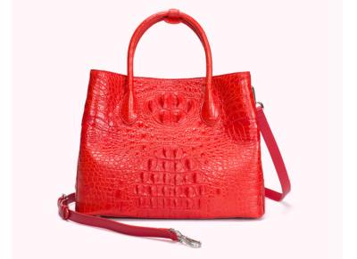 China Genuine crocodile leather bag for women stylish high-capacity lady's handbag cross-body bag with one shoulder for sale