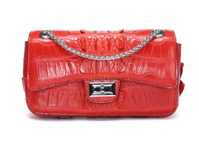 China Summer new style crocodile tail bone leather bag shoulder bag for women for sale