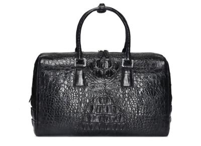 China New crocodile-skin business travel carry-on handbag male high-end big volume business travel luggage briefcases for sale